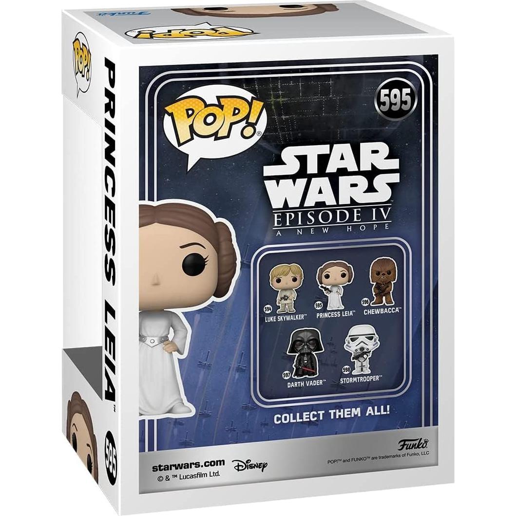 Figura de Vinilo Funko POP Star Wars - Princesa Leia 9.53 cm