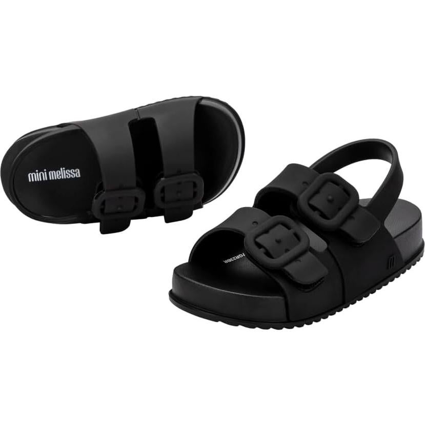 Sandalias Mini Melissa Cozy Jelly para Niños - Negro Mate