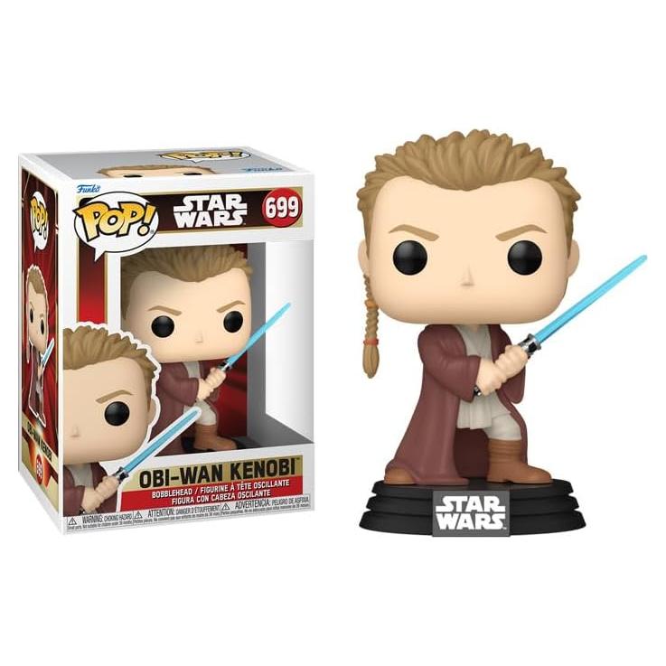 Figura Funko Pop Obi-Wan Joven Padawan Star Wars 25 Aniversario