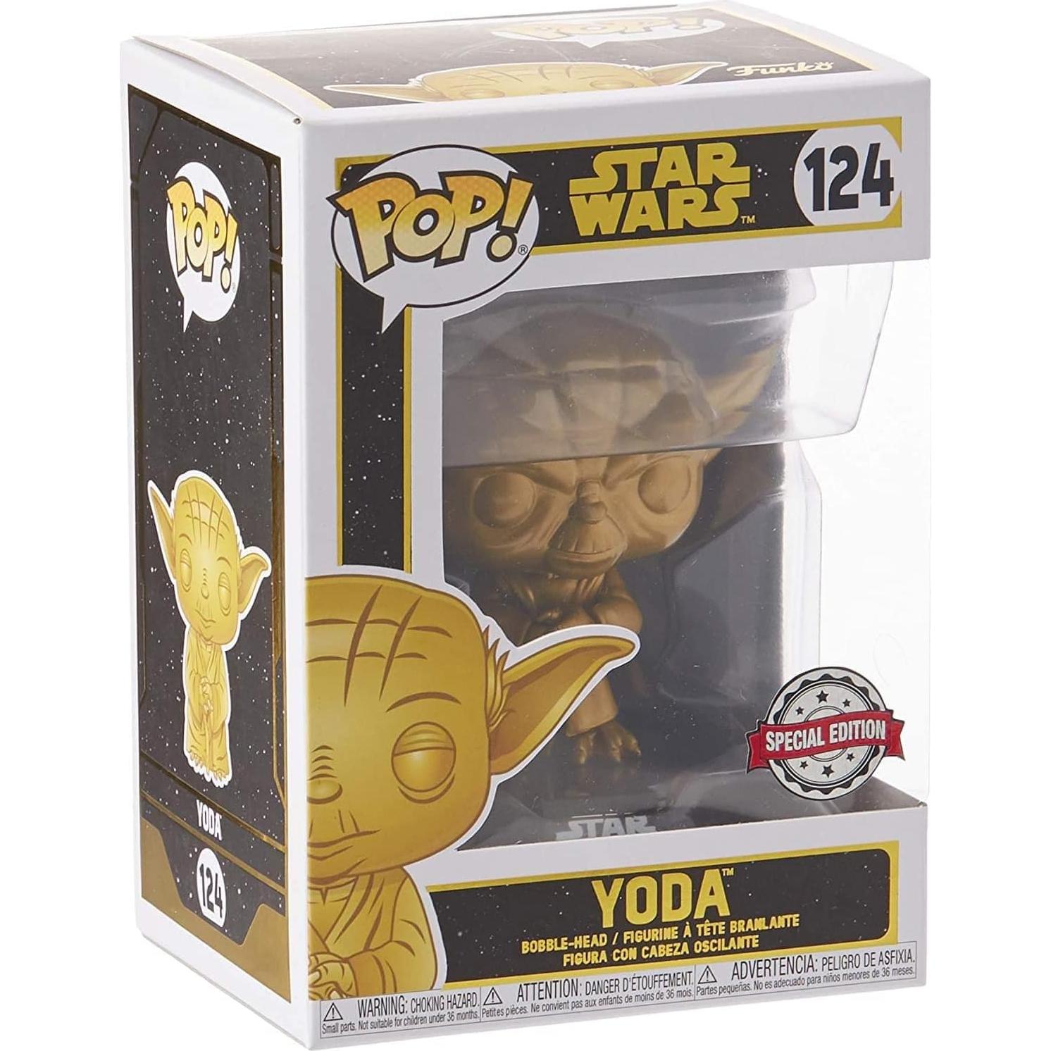 Figura de Vinilo Funko POP Yoda Dorado 10.16 cm Star Wars