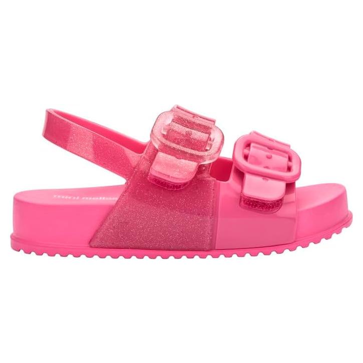 Sandalias Mini Melissa Cozy Jelly para Niños - Rosa Brillo