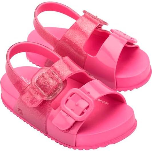 Sandalias Mini Melissa Cozy Jelly para Niños - Rosa Brillo