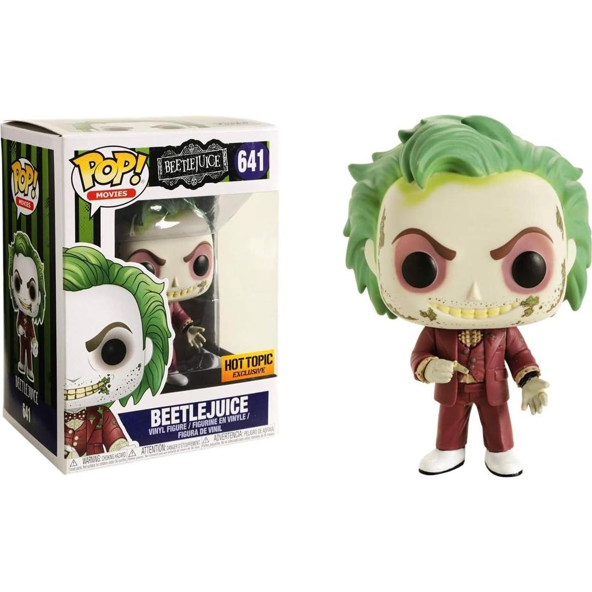 Figura de Vinilo Funko Pop! Beetlejuice con Protector Gráfico