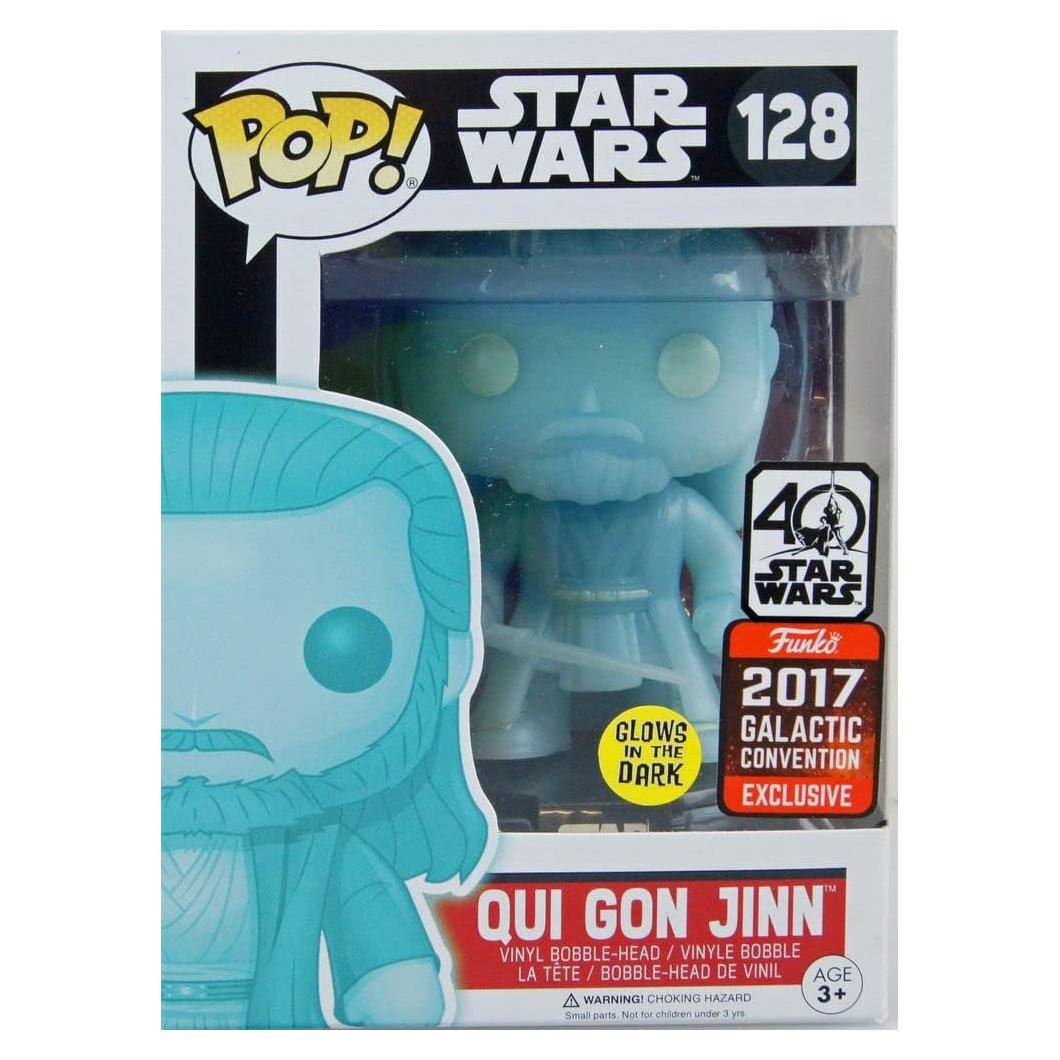 Funko POP Qui-Gon Jinn Holográfico GITD Star Wars 2017