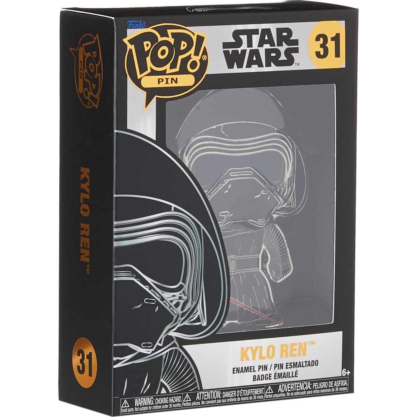 Pin Funko Pop! Star Wars Kylo Ren - Acabados Metálicos