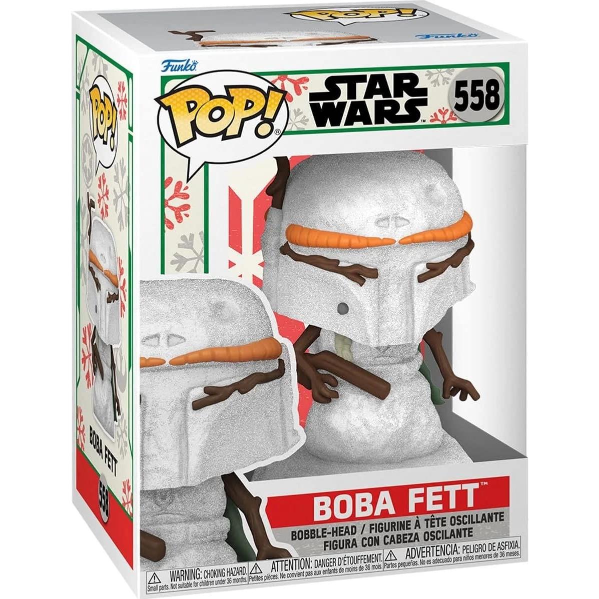 Figura de Vinilo POP Boba Fett Star Wars Vacaciones 9.53 cm