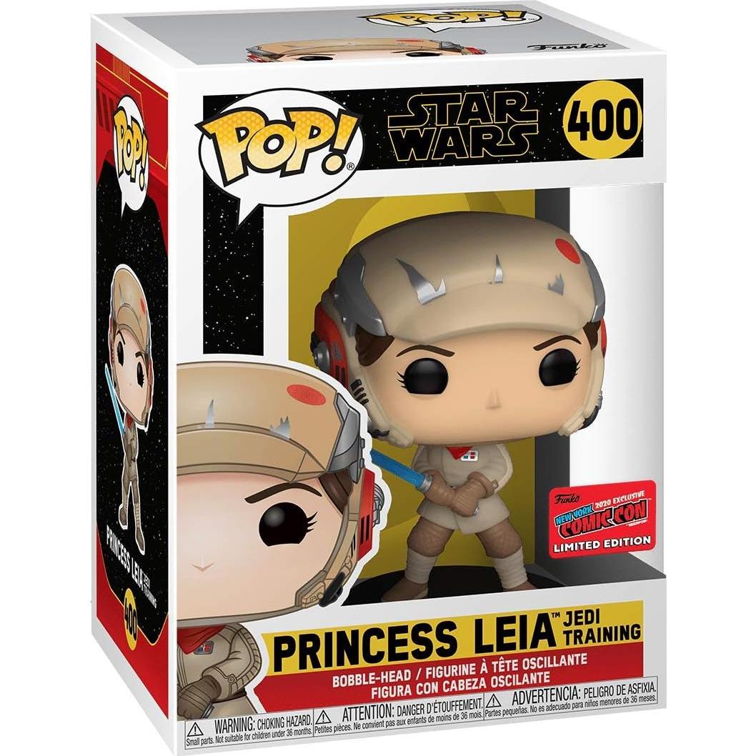 Funko Pop! Star Wars Princesa Leia Entrenamiento Jedi #400