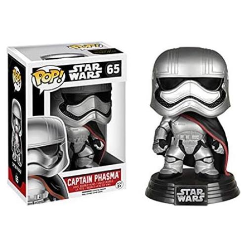 Figura Funko Pop! Star Wars Capitán Phasma + Protector ToyBop