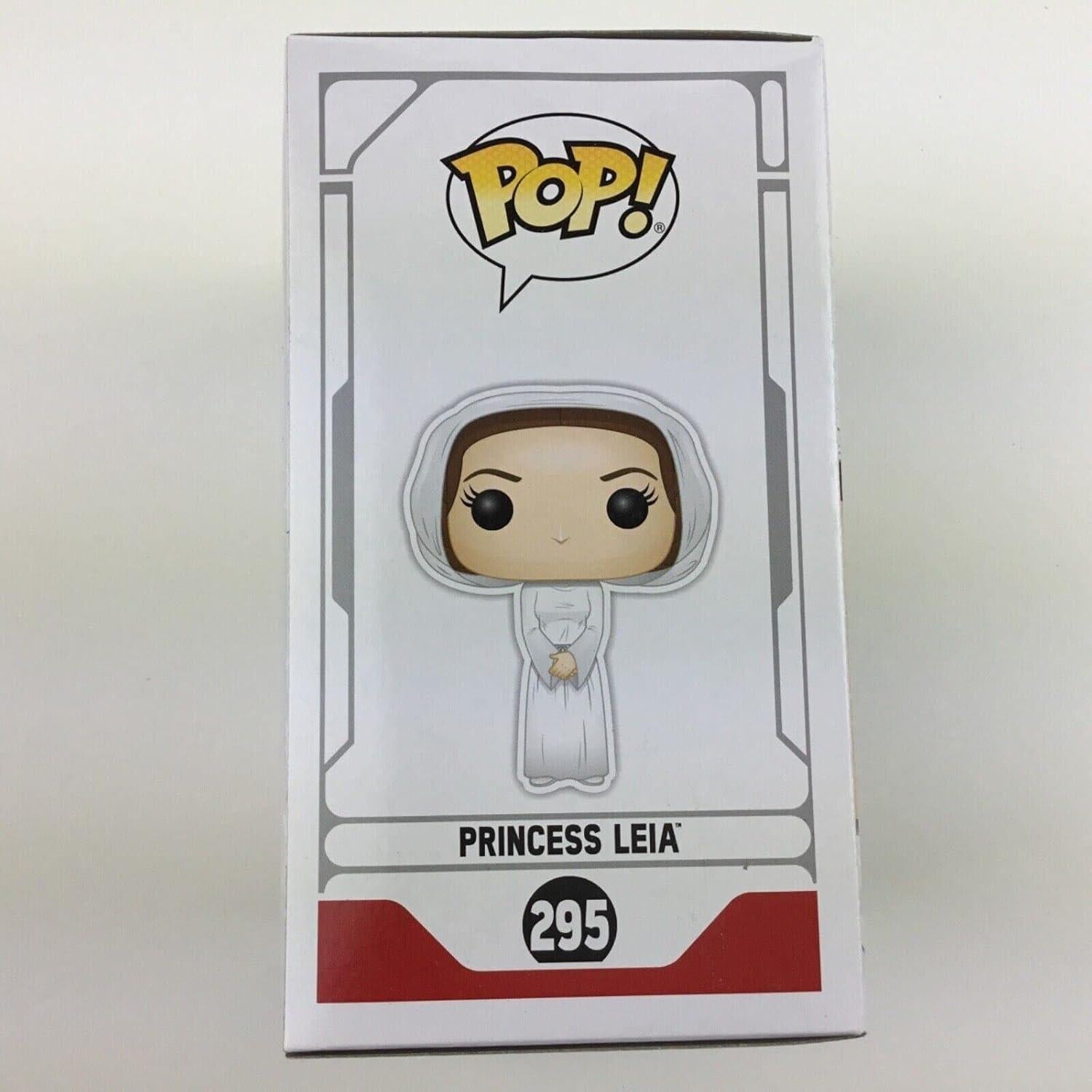 Figura POP! Funko Star Wars Princesa Leia Cromo Dorado #295