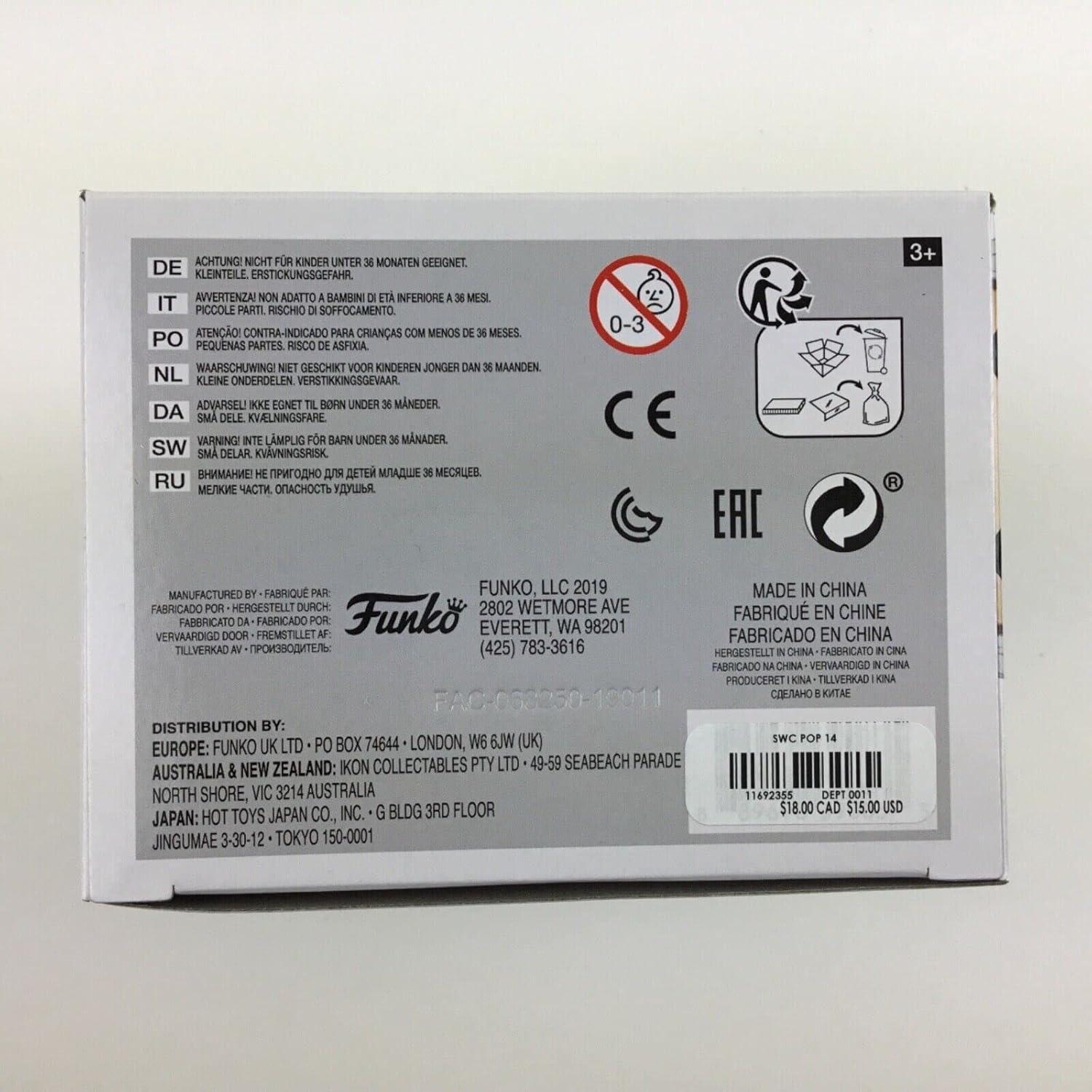 Figura POP! Funko Star Wars Princesa Leia Cromo Dorado #295