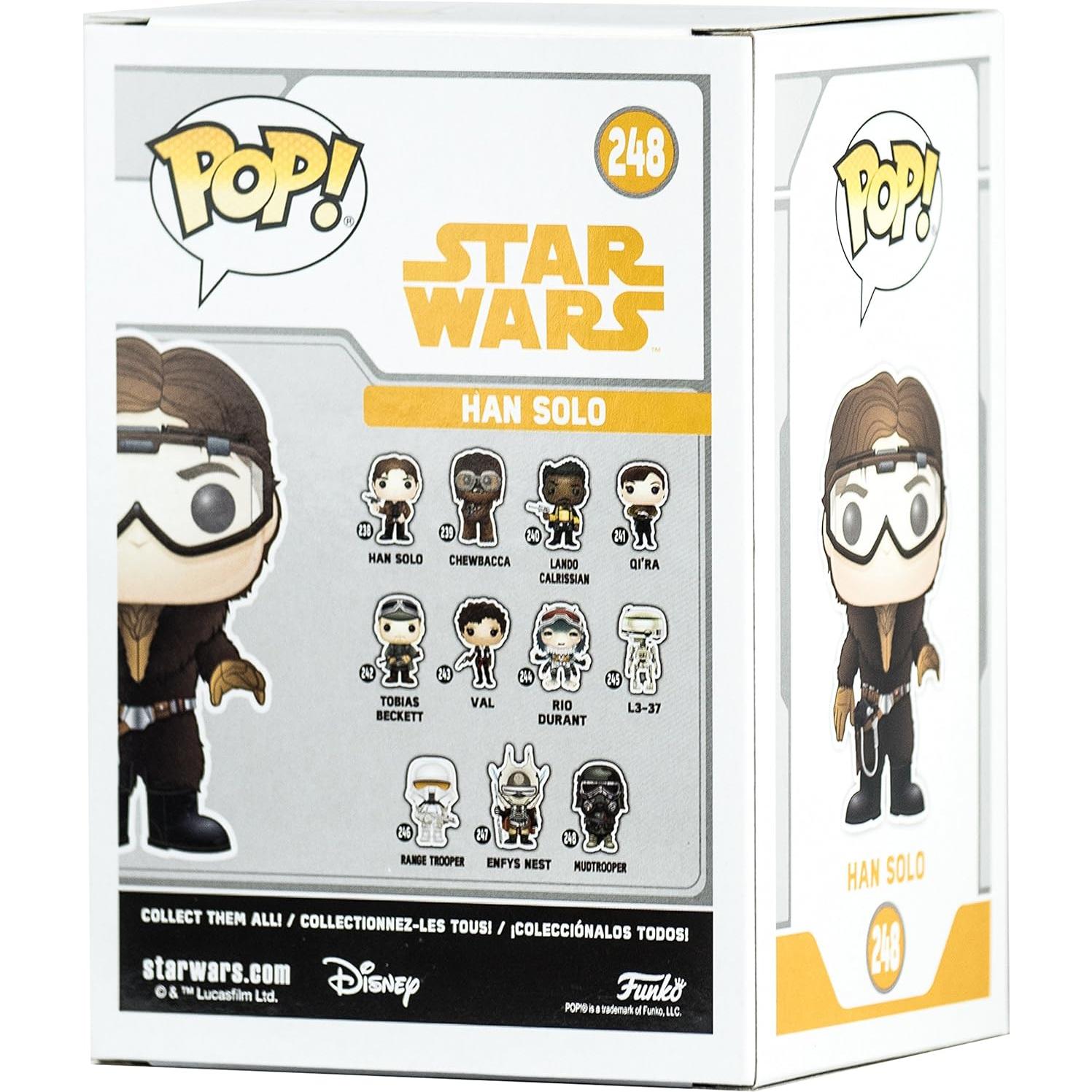 Funko Pop! Star Wars Han Solo #248 con Gafas 9.65 cm