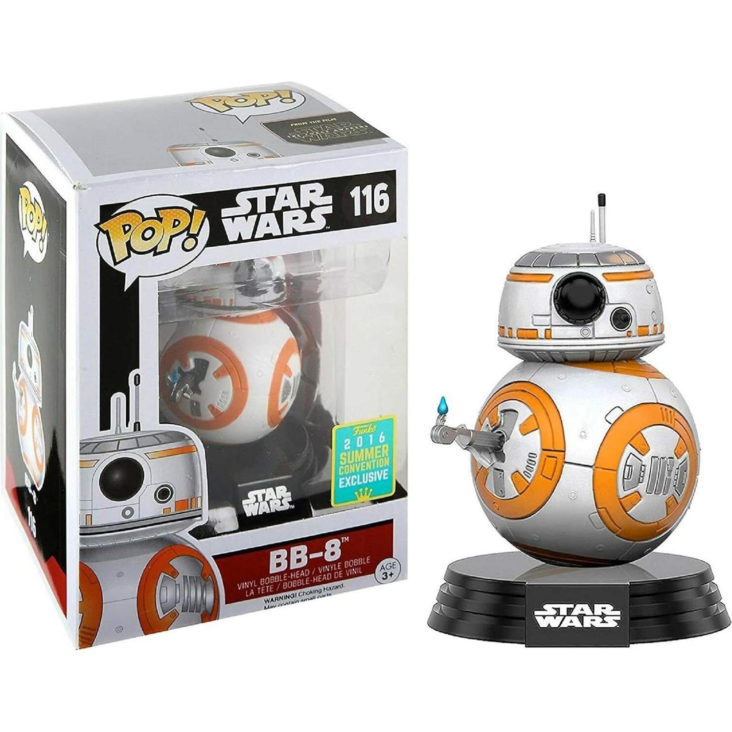 Figura de Vinilo Pop Funko Star Wars BB-8 10cm Edición Especial