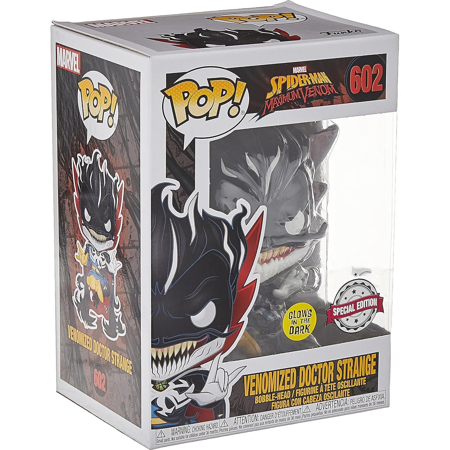 Funko Pop! Marvel Maximum Venom Dr. Strange Brilla en la Oscuridad