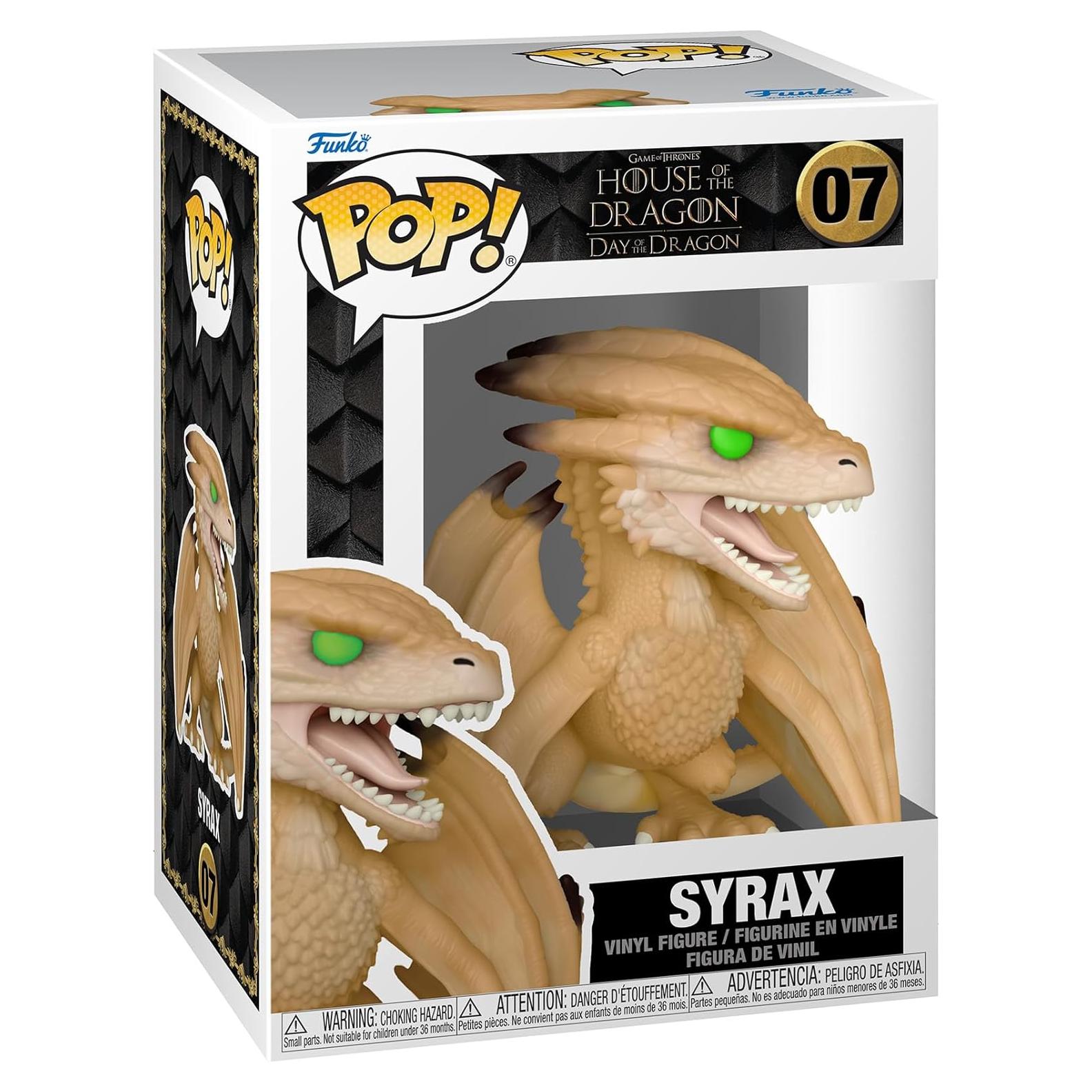 Funko Pop! Casa del Dragón Syrax - Vinilo Coleccionable