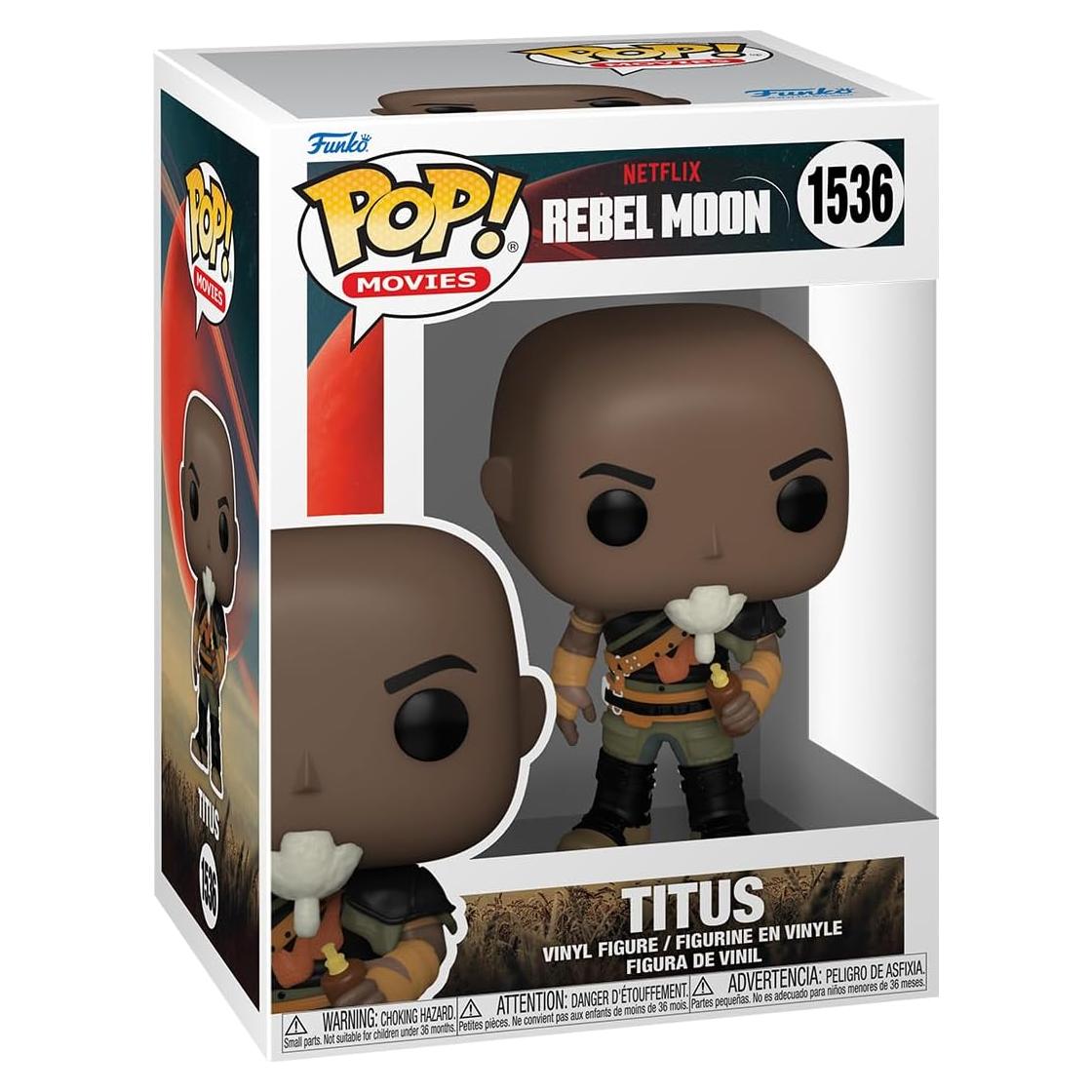 Funko POP! Rebel Moon - Figura de Vinilo Titus 9.5 cm