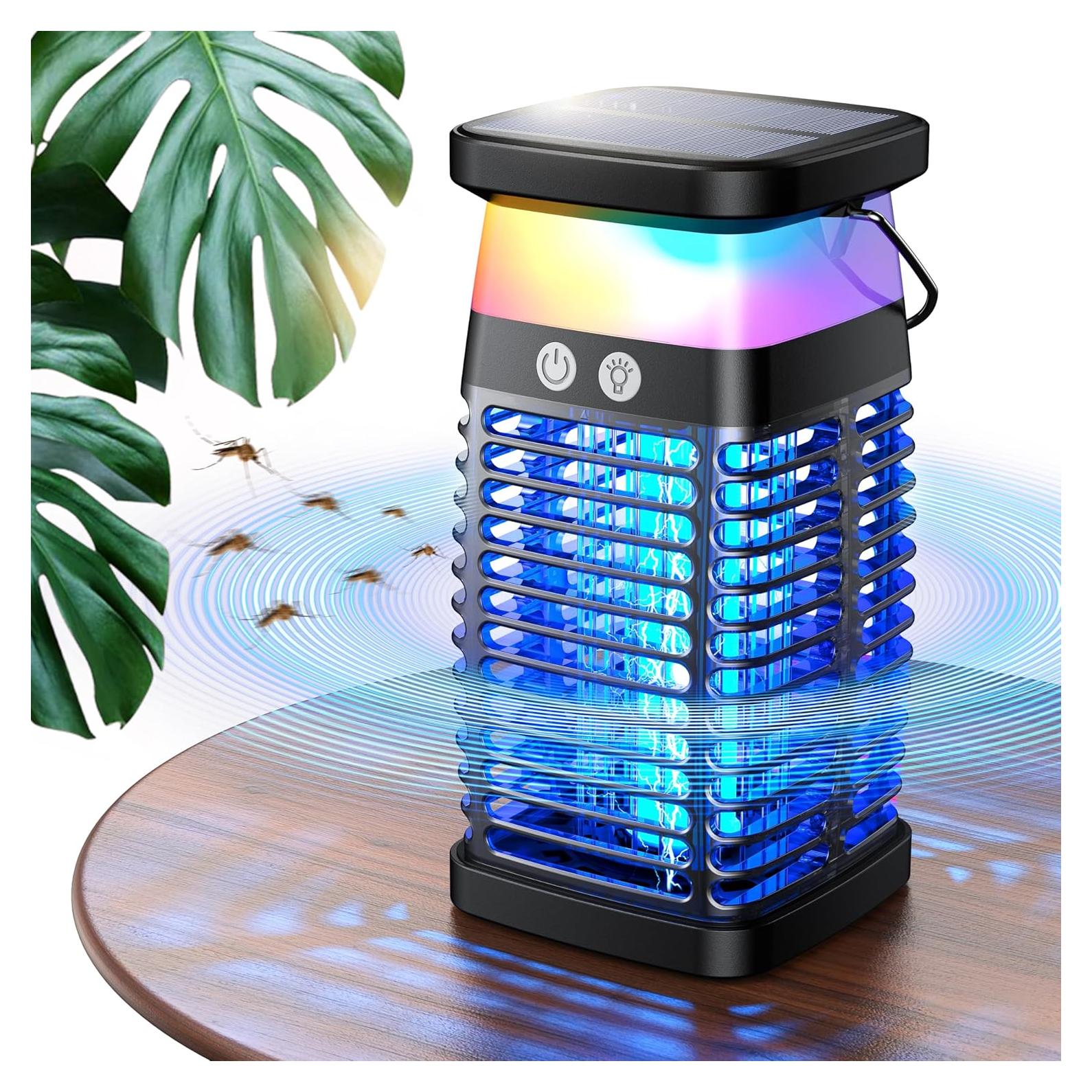 Zapper de Insectos Wulyno Solar Recargable IP68 5000mAh