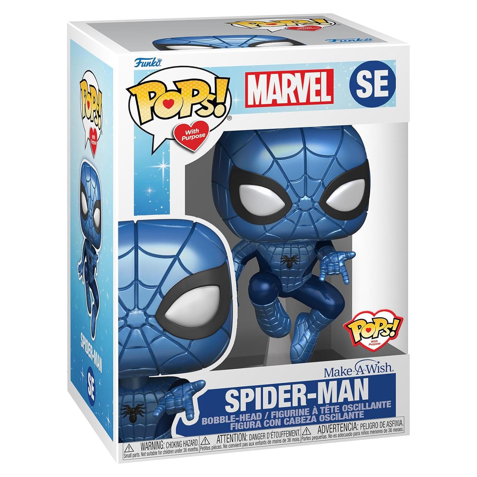 Funko Pop! Marvel Spider-Man Metálico 10.8cm Edición Especial