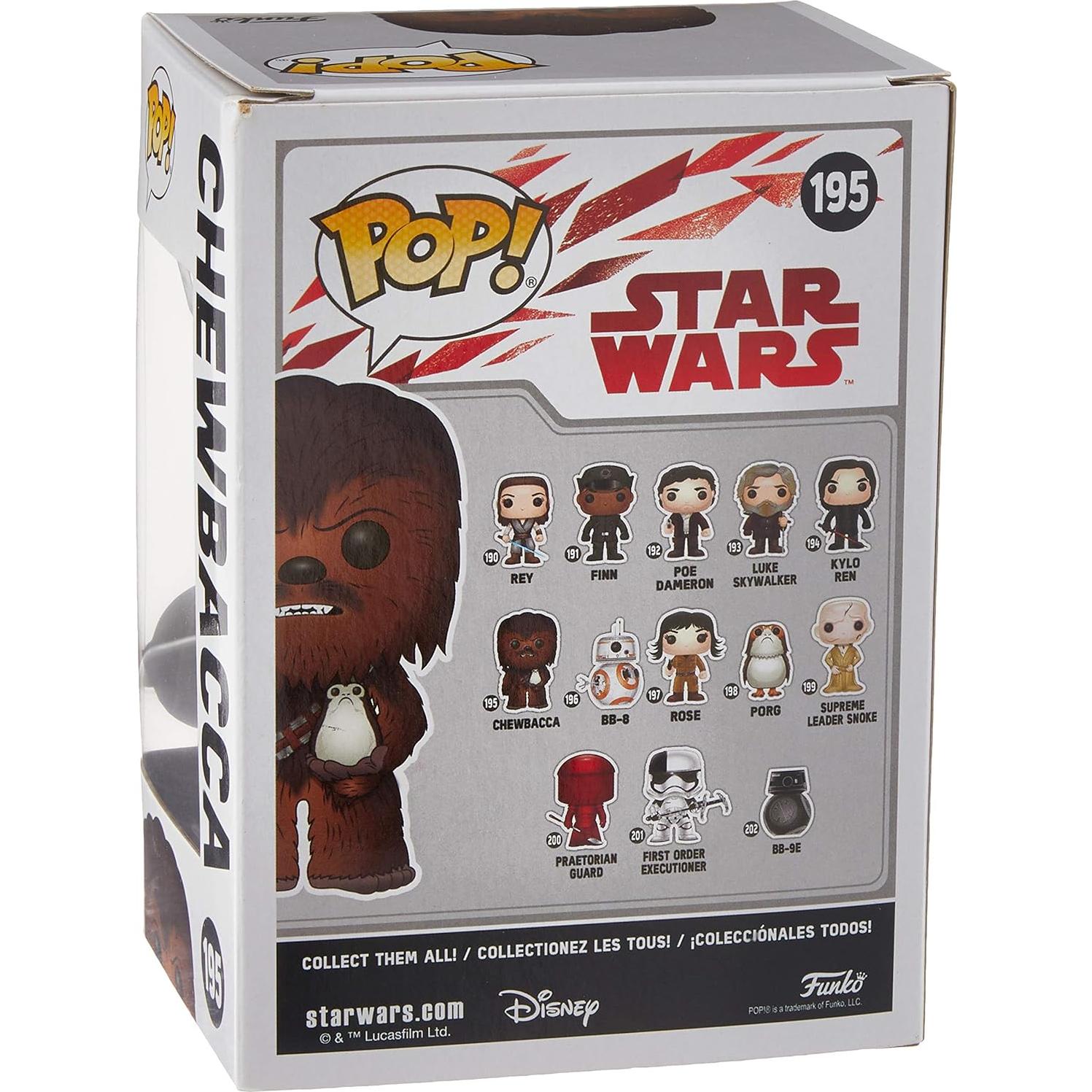 Funko POP! Chewbacca Peludo Star Wars Los Últimos Jedi