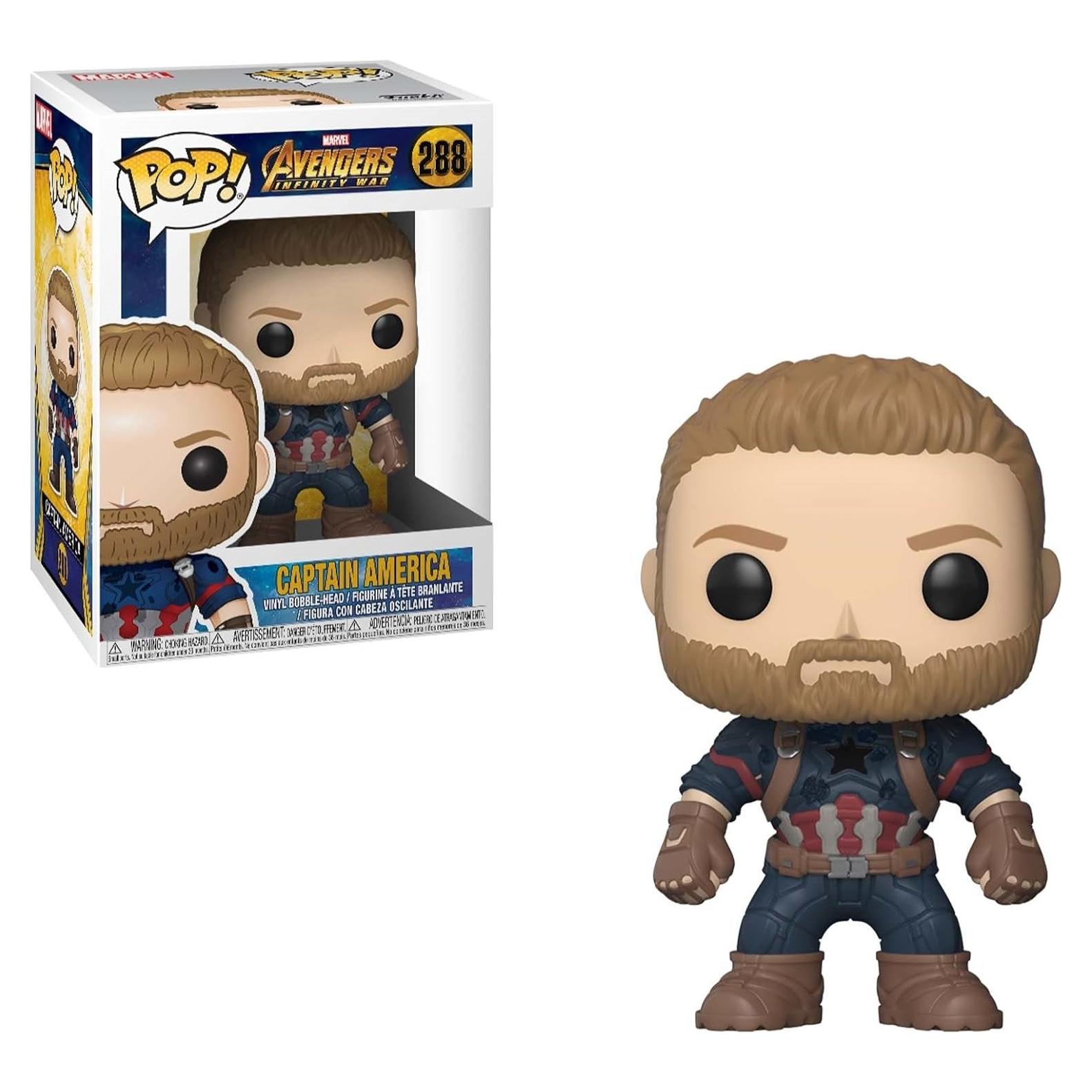 Figura de Vinilo Capitán América Funko 9.5 cm Avengers