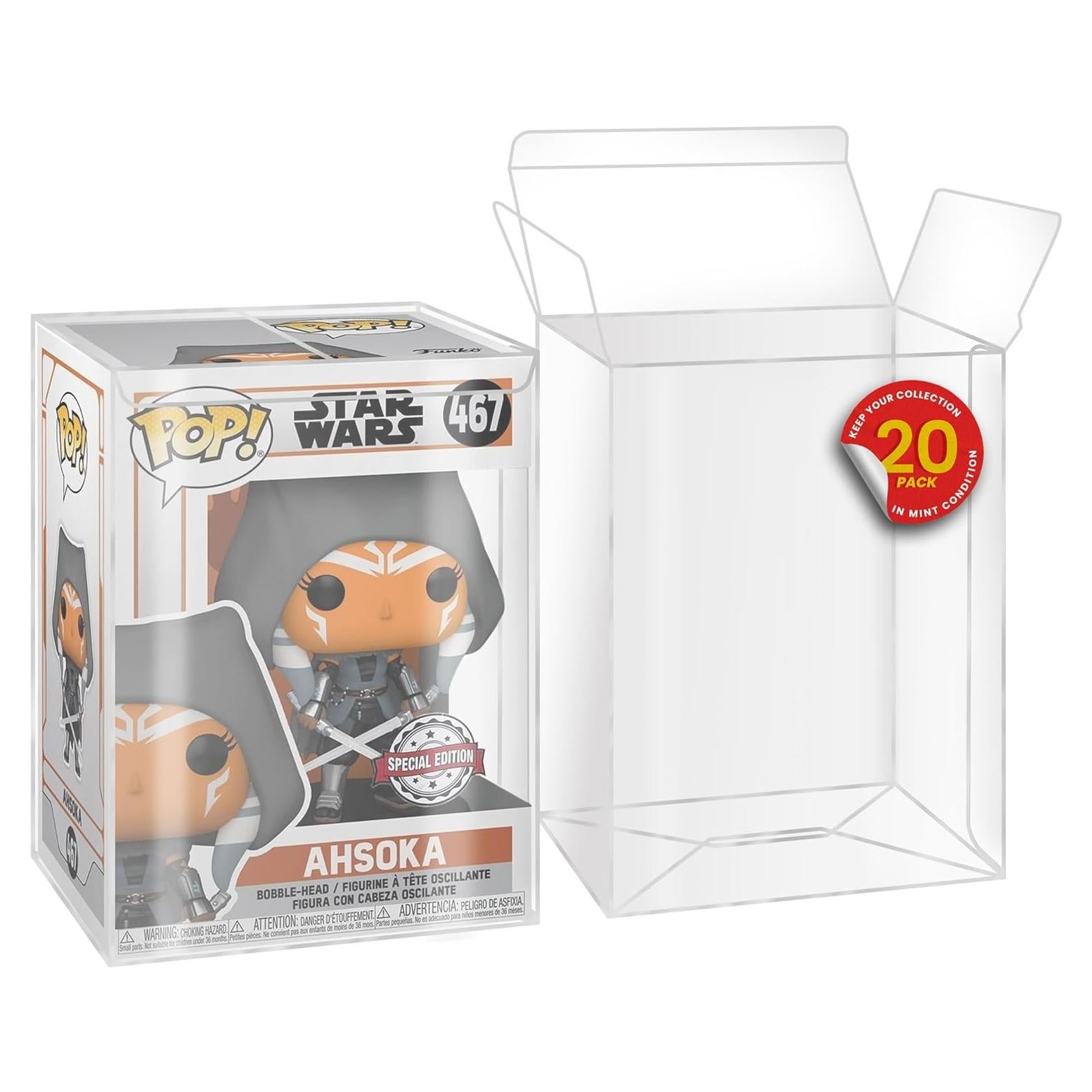 Paquete de 20 Fundas Protectoras para Funko Pop EVORETRO
