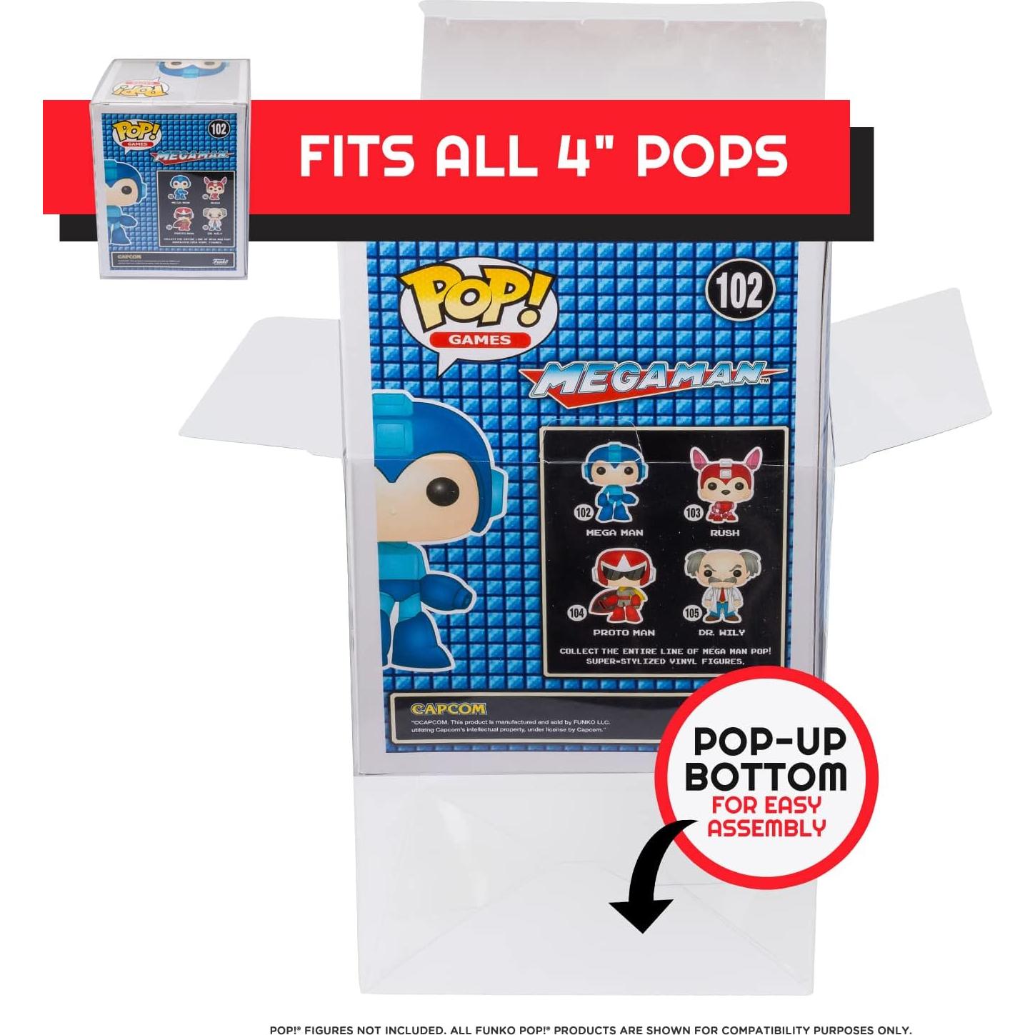 Paquete de 20 Fundas Protectoras para Funko Pop EVORETRO