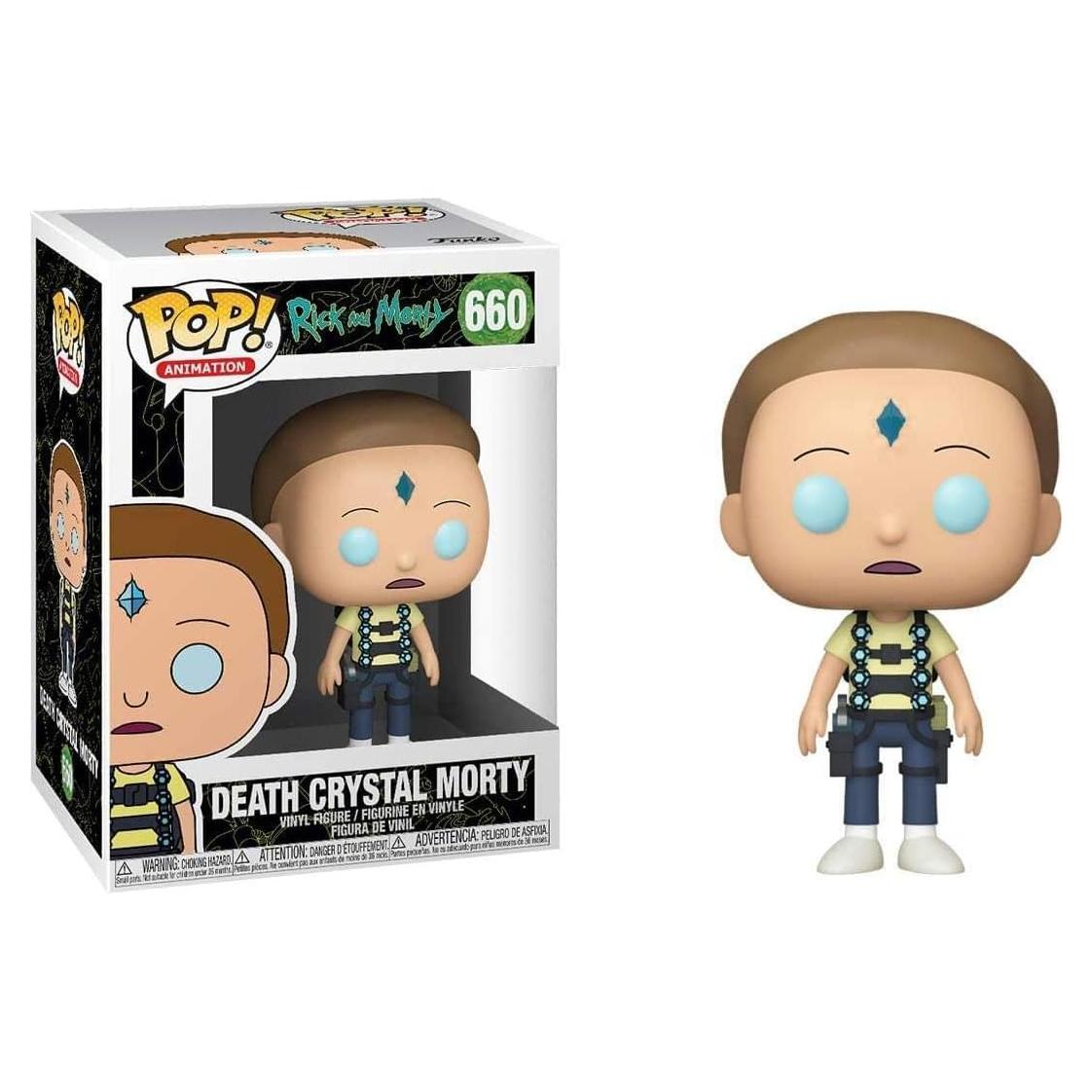 Funko Pop! Morty Cristal de Muerte 9.53 cm - Rick y Morty