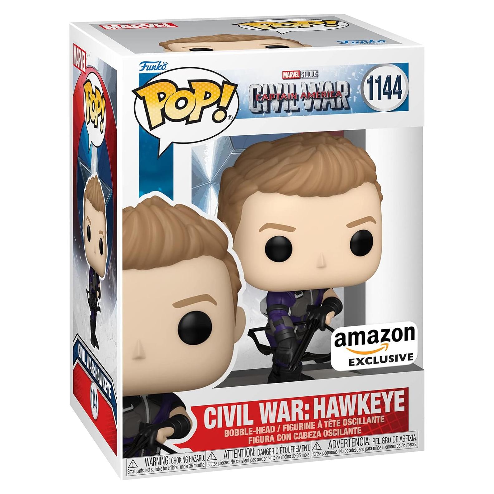 Figura Funko Pop! Hawkeye Marvel Guerra Civil 11.3 cm