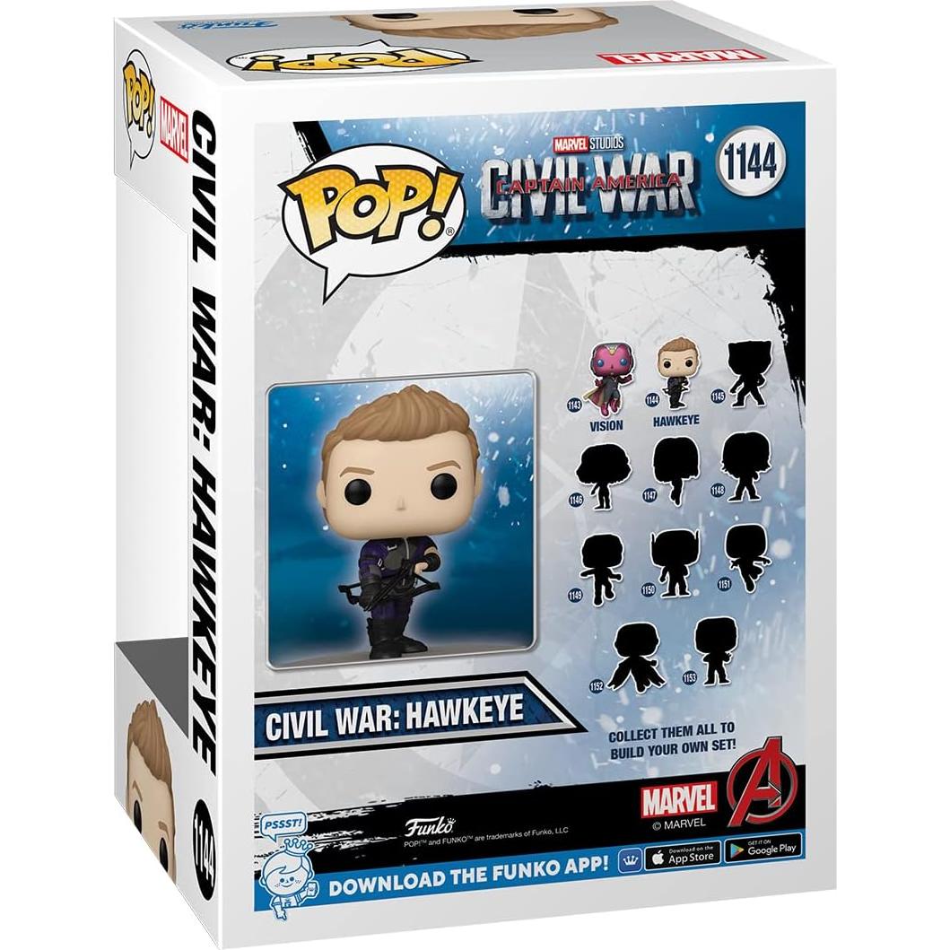 Figura Funko Pop! Hawkeye Marvel Guerra Civil 11.3 cm