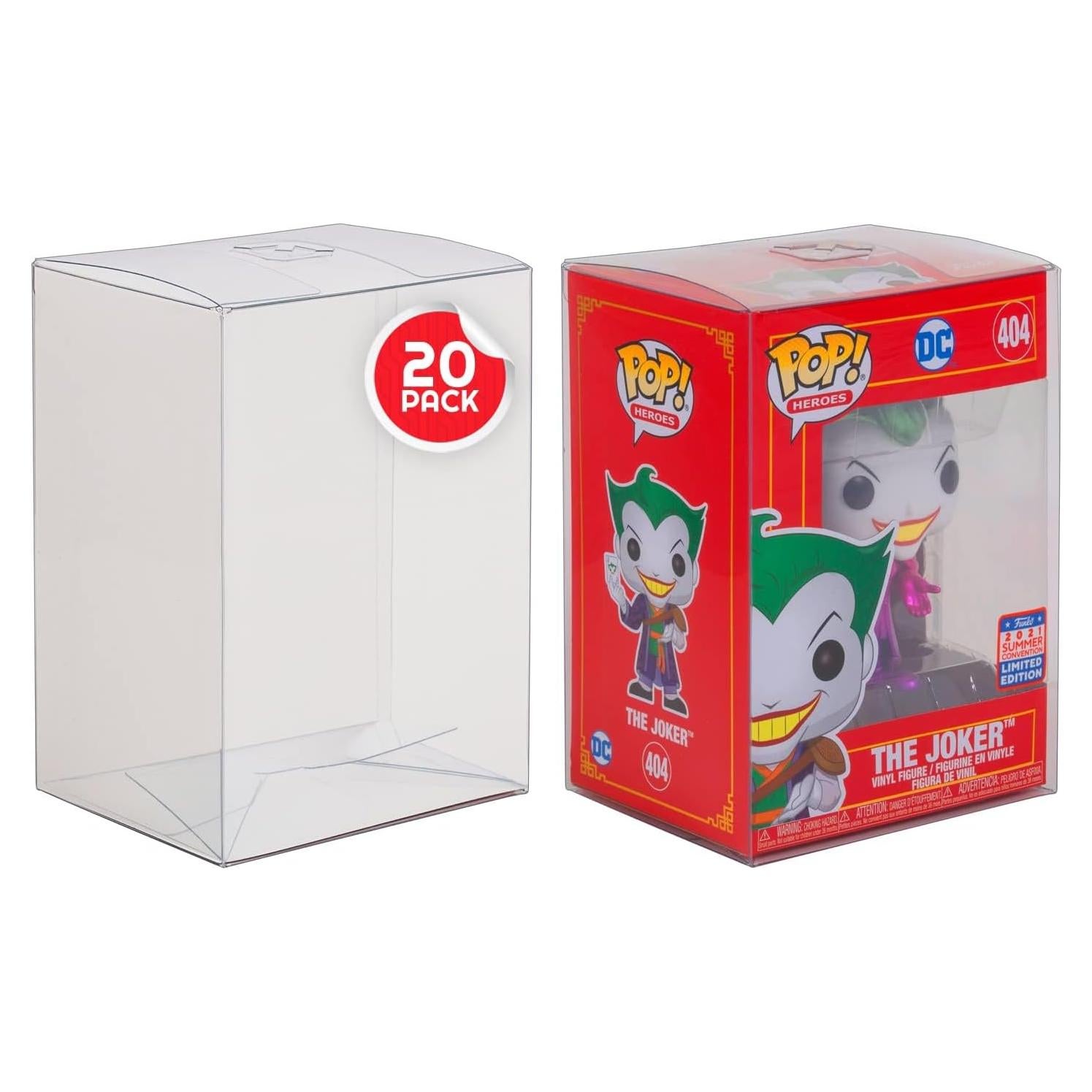 Paquete de 20 Protectores Funko Pop EVORETRO 11.43x8.89 cm