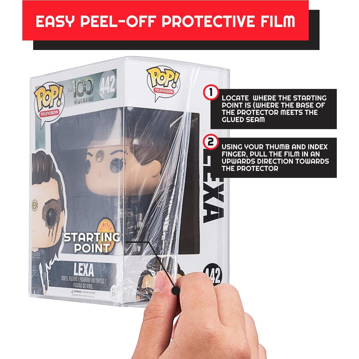 Paquete de 20 Protectores Funko Pop EVORETRO 11.43x8.89 cm