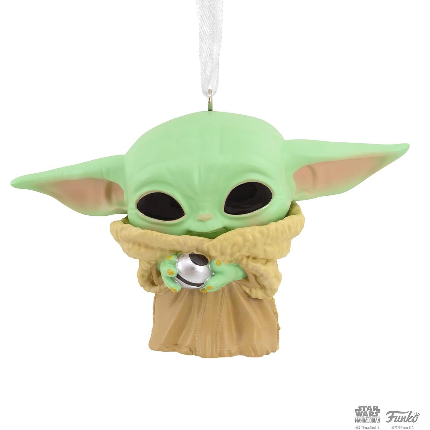 Adorno Navideño Hallmark Grogu Funko POP! 10.8x6.4x4.4 cm