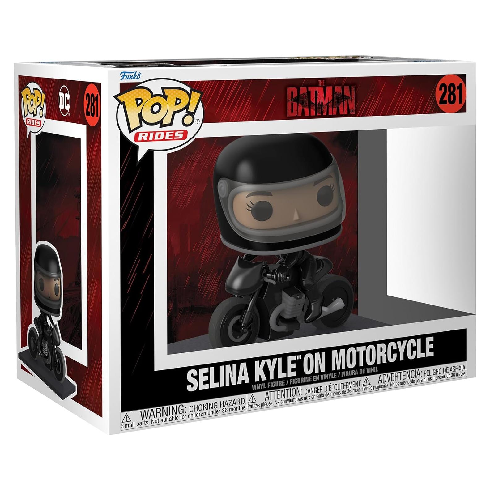 Funko Pop! Rides Selina Kyle en Motocicleta - The Batman