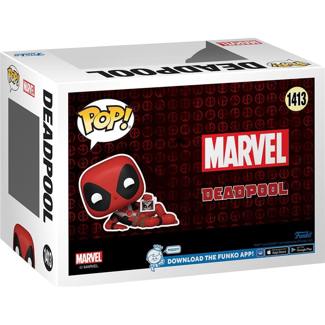 Figura de Vinilo Pop! Deadpool Corazones Wolverine Funko 9.5 cm