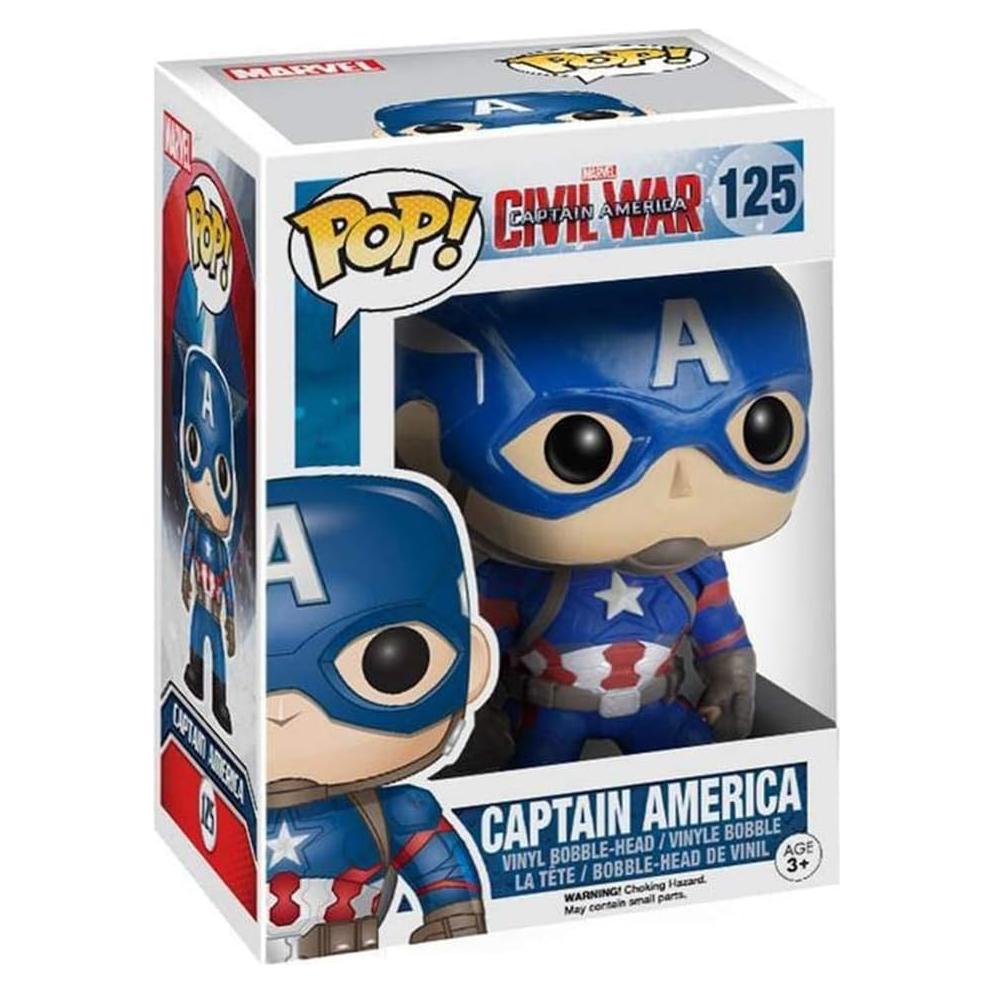 Figura de Acción Funko POP Marvel Capitán América 9.53 cm