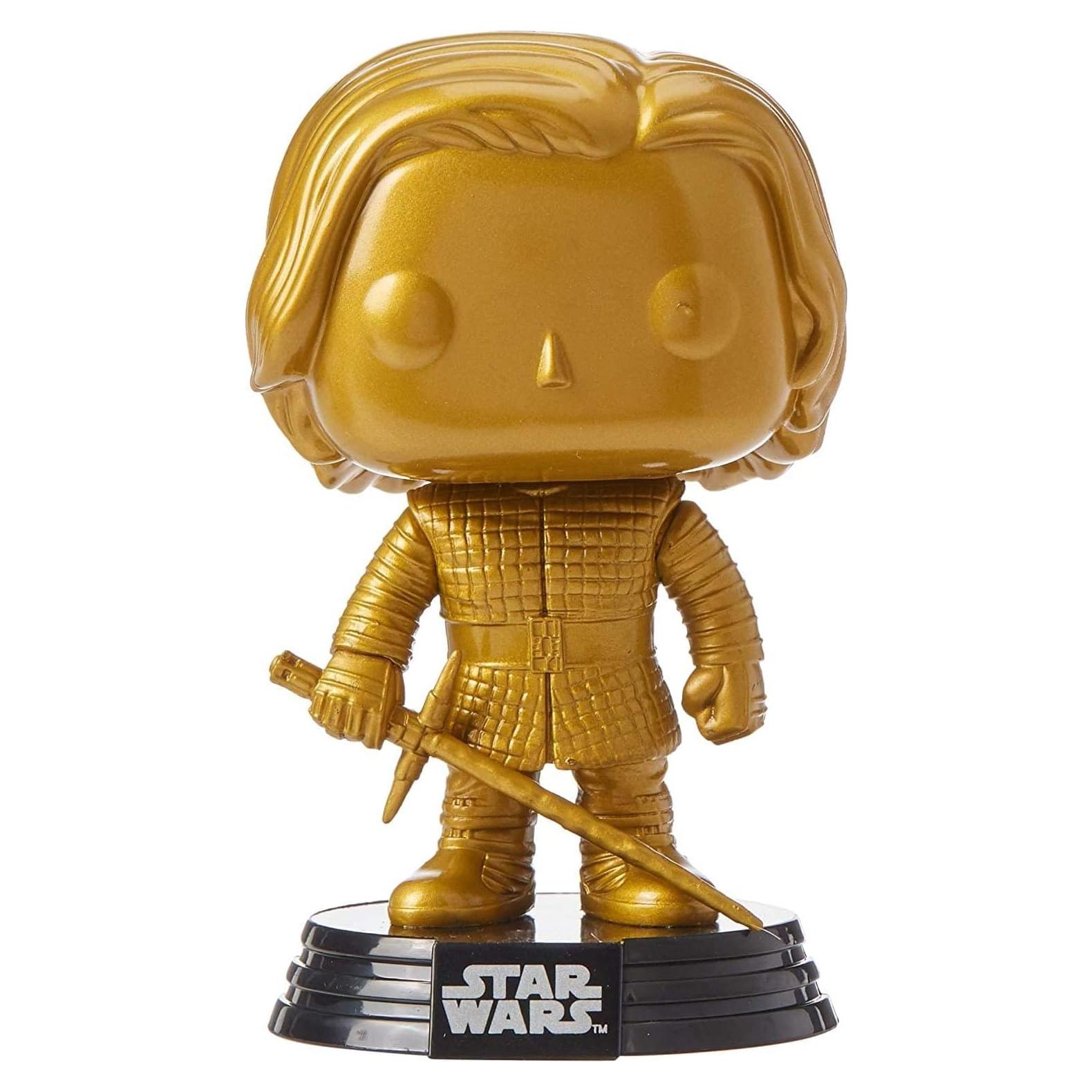 Funko Pop! Star Wars Kylo Ren Cabeza Móvil Oro Mate