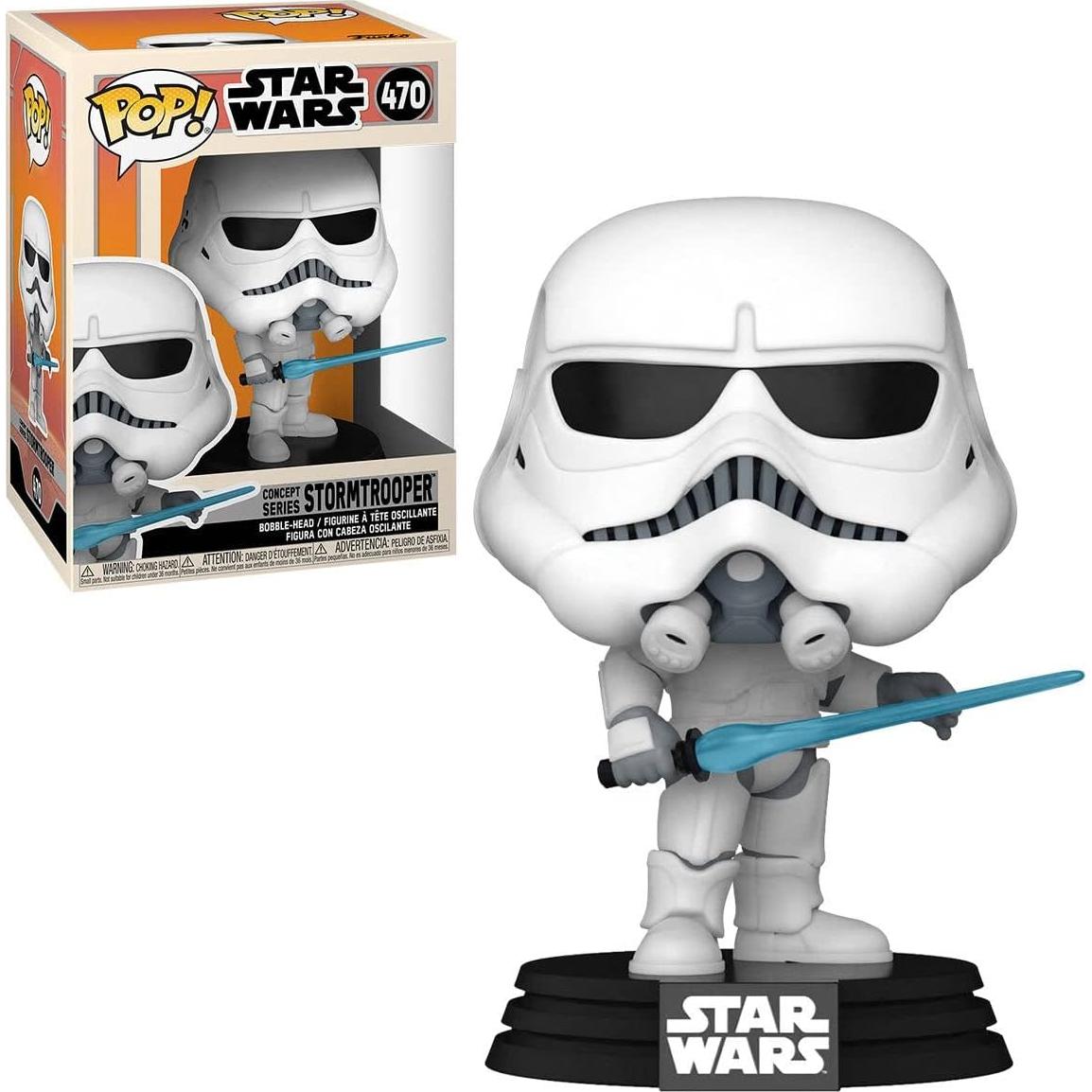Figura de Vinilo Funko Star Wars Stormtrooper 9.5cm con Funda