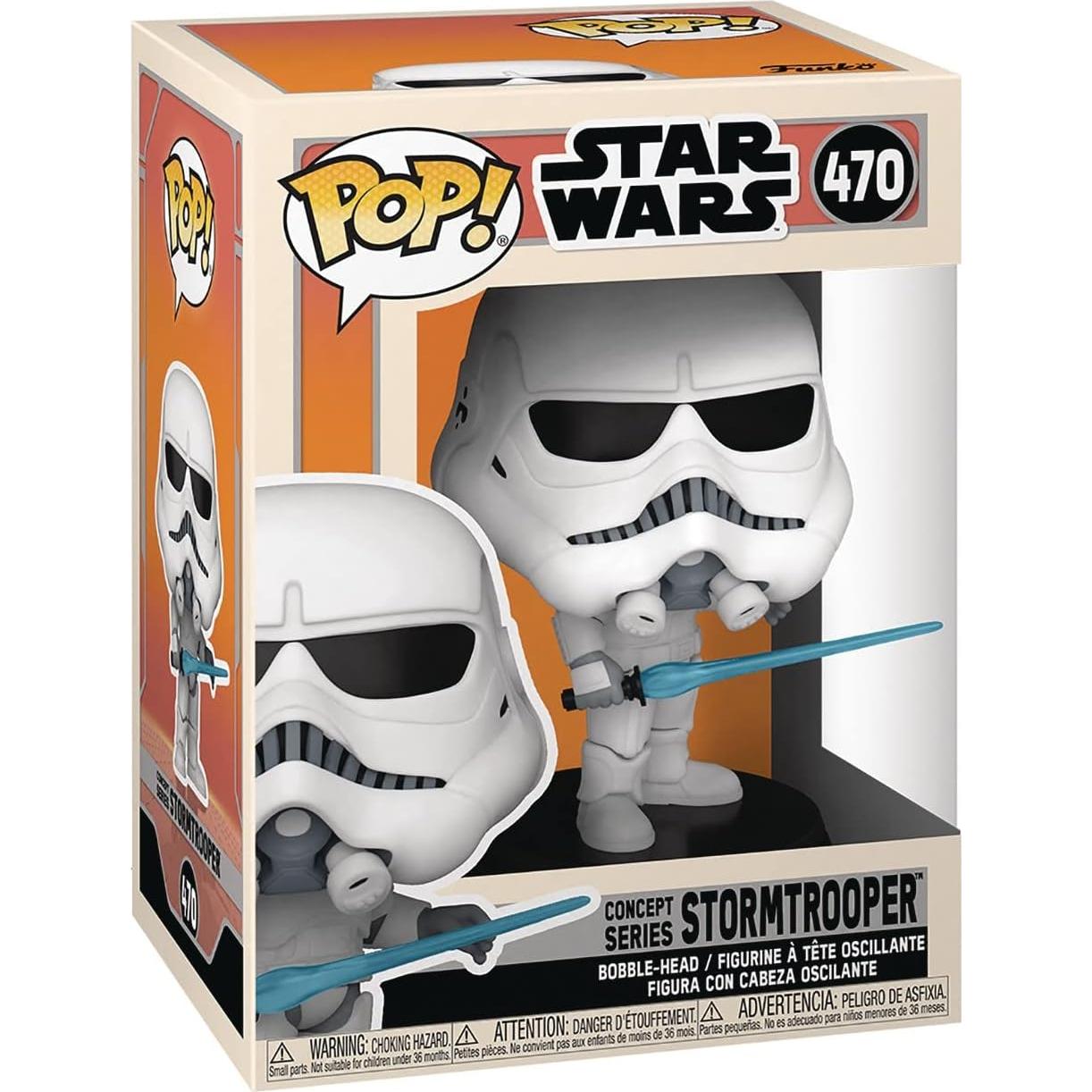 Figura de Vinilo Funko Star Wars Stormtrooper 9.5cm con Funda