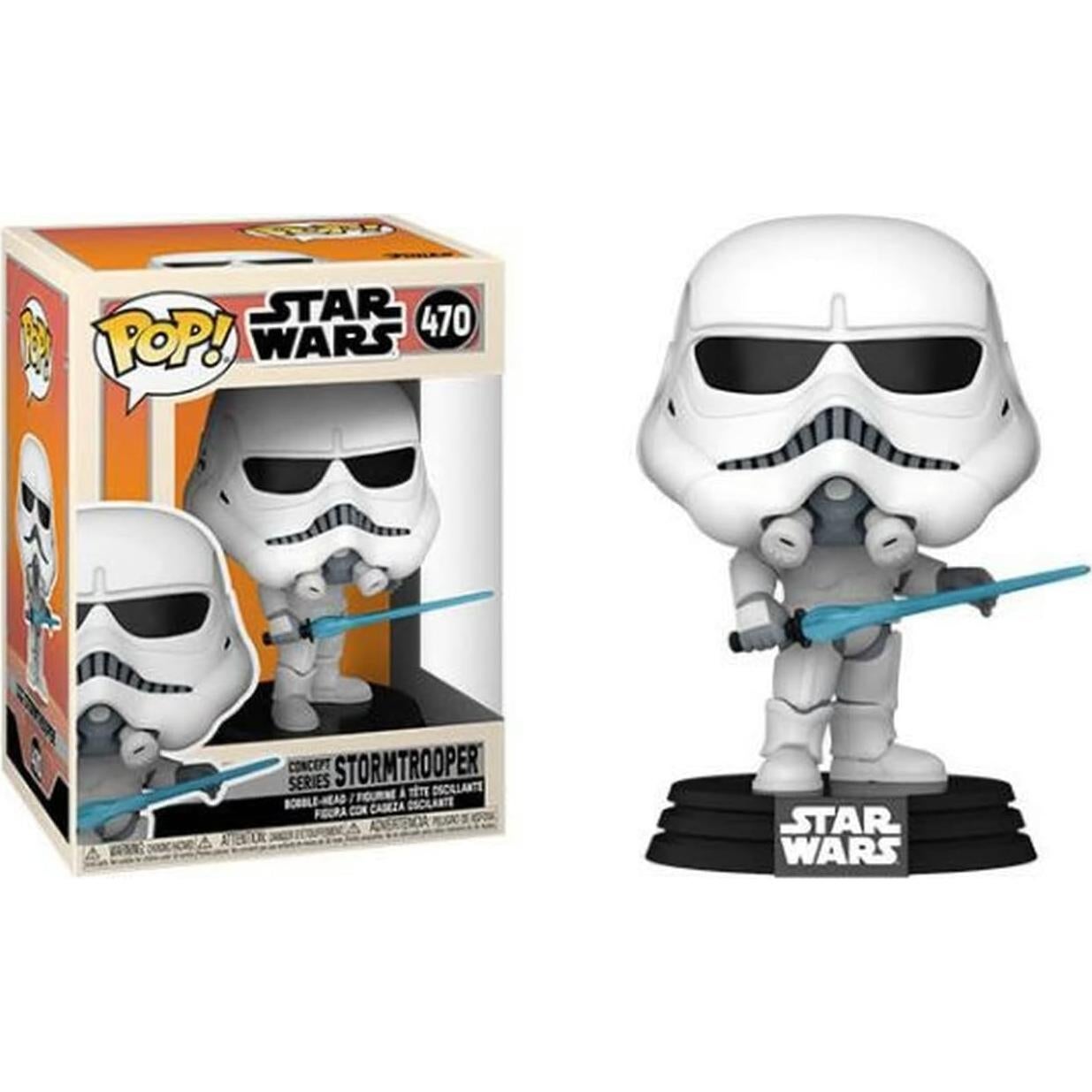Figura de Vinilo Funko Star Wars Stormtrooper 9.5cm con Funda