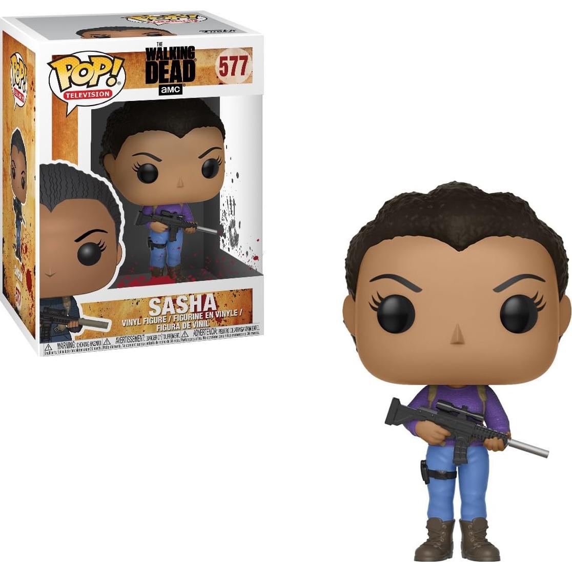 Figura Coleccionable Funko Pop! The Walking Dead Sasha 9.5 cm