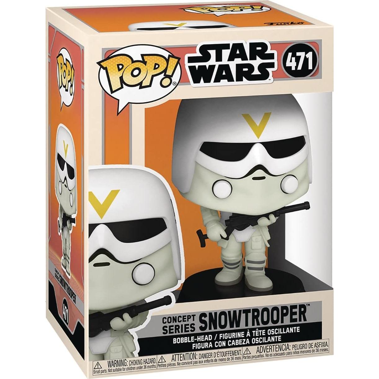 Figura de Vinilo Pop! Snowtrooper Funko Star Wars 9.5cm