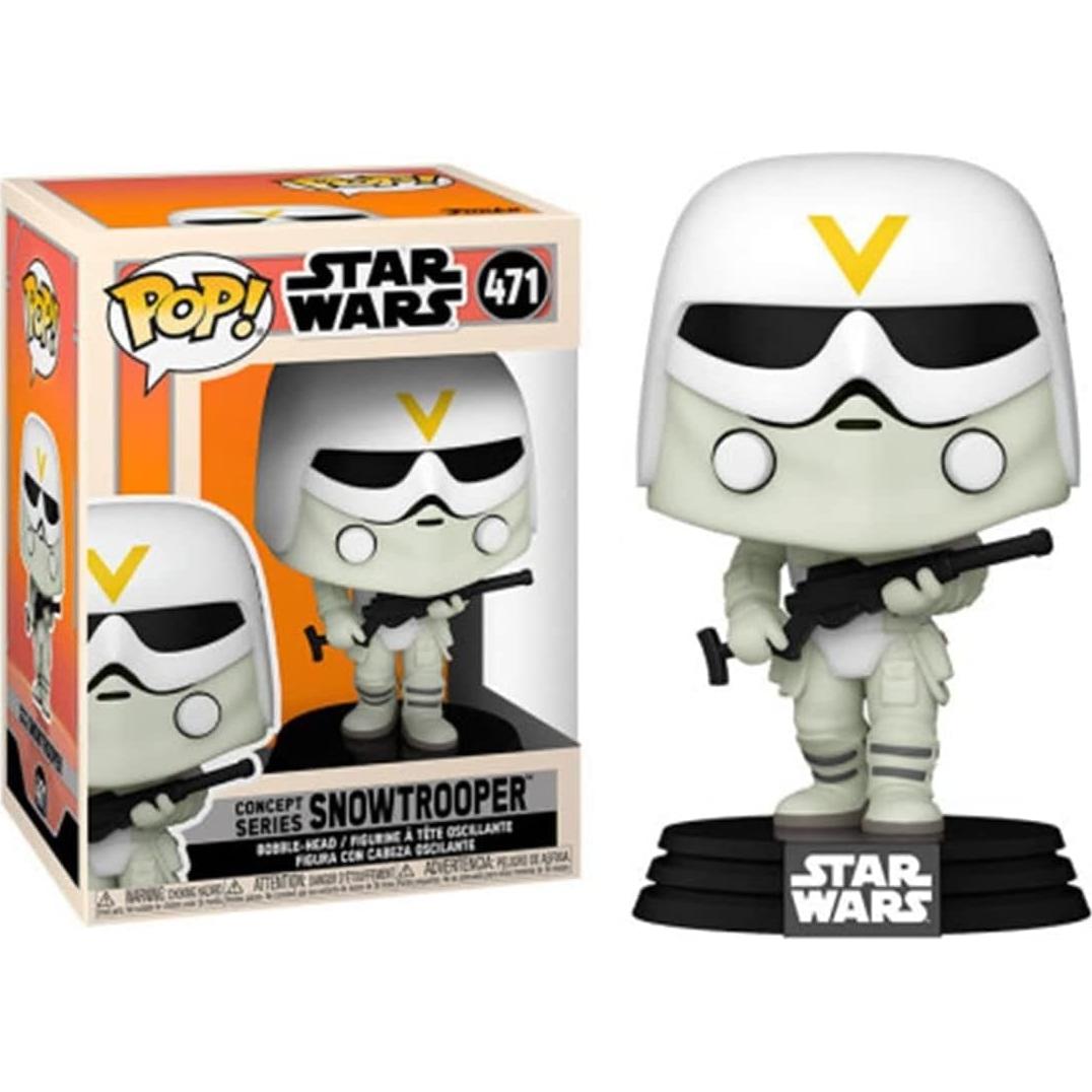 Figura de Vinilo Pop! Snowtrooper Funko Star Wars 9.5cm