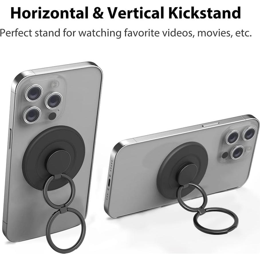 Agarradera Magnética Monidea para iPhone MagSafe - Negro