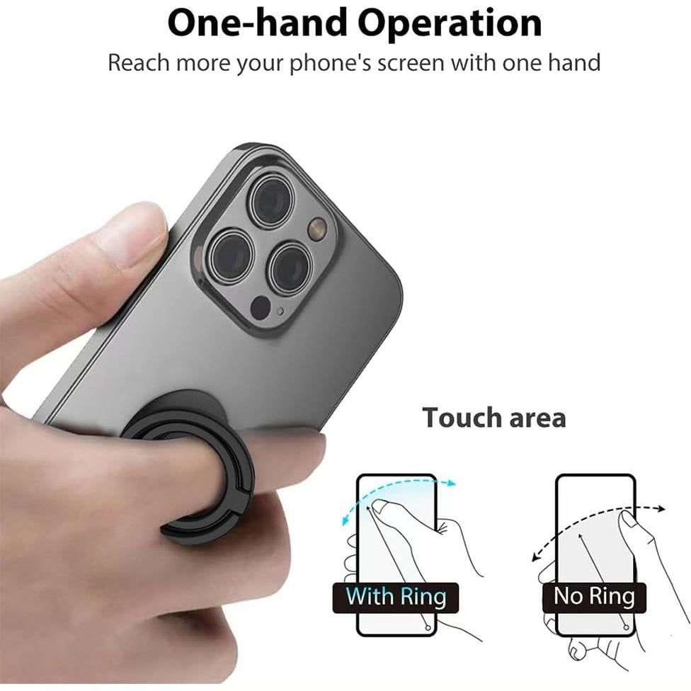 Agarradera Magnética Monidea para iPhone MagSafe - Negro