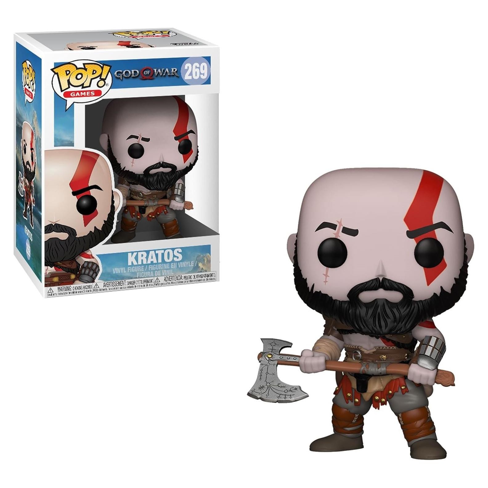 Funko Pop! Kratos con Hacha - Dios de la Guerra 9.5 cm