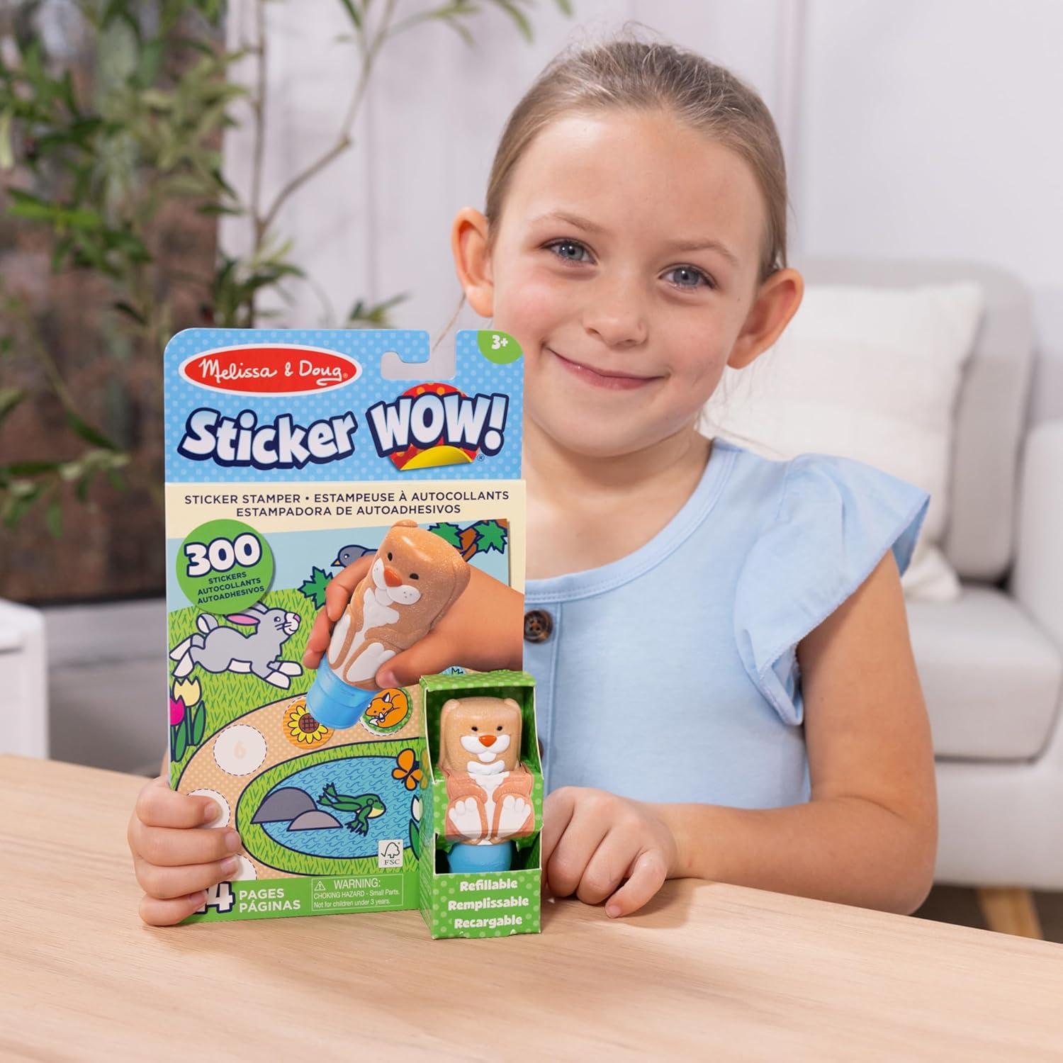 Melissa & Doug Sticker WOW! Conejo - Bloc de Actividades 24 Páginas