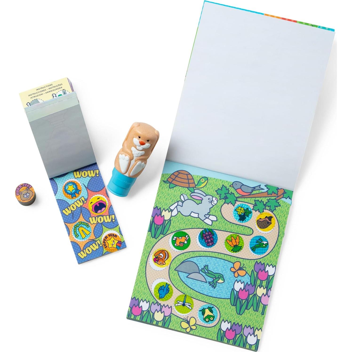 Melissa & Doug Sticker WOW! Conejo - Bloc de Actividades 24 Páginas