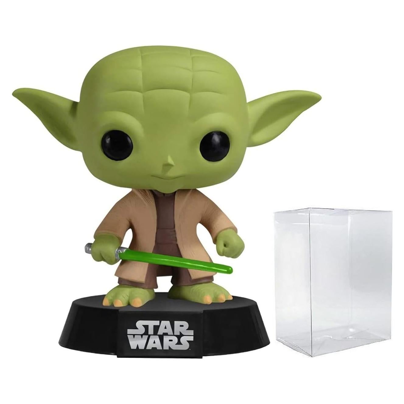 Figura de Vinilo Funko Star Wars Yoda con Sable de Luz 9.5cm