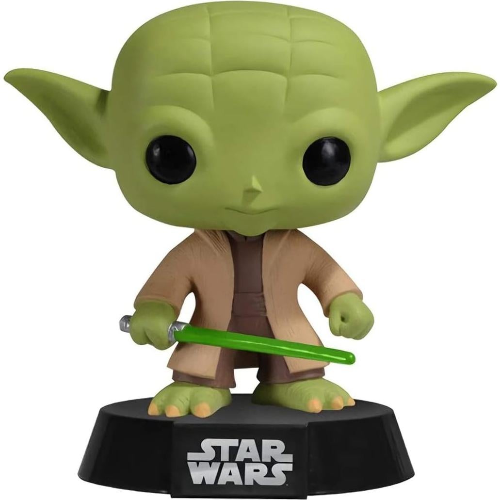 Figura de Vinilo Funko Star Wars Yoda con Sable de Luz 9.5cm