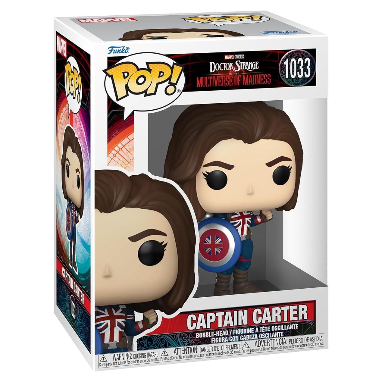 Figura Funko Pop! Capitán Carter Marvel 10.16 cm