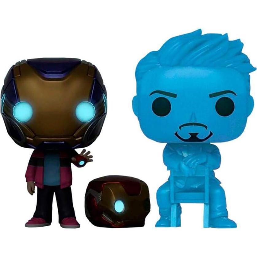 Figuras de Vinilo Pop! Funko Avengers Endgame Morgan y Tony Stark